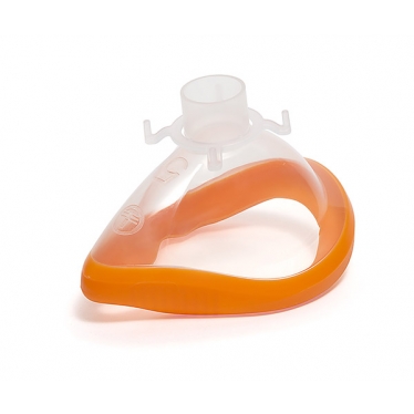 Анестезиологическая маска ClearLite, для взрослых большая, с оранжевой манжетой, 22М, размер 5