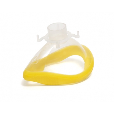 Анестезиологическая маска ClearLite, для взрослых малая, с желтой манжетой, 22М, размер 3