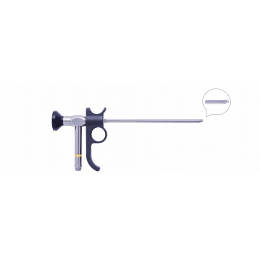 Трубка оптическая ТОЭ 040-175-70 (ларингоскоп с рукояткой диам. 6 мм, 70 гр., дл. 185 мм)