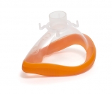 Анестезиологическая маска ClearLite, для взрослых большая, с оранжевой манжетой, 22М, размер 5
