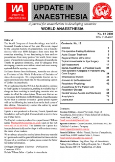 Update in Anaesthesia Number 12