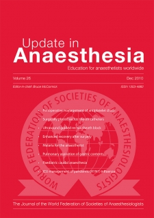Update in Anaesthesia Number 26